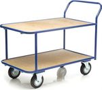 Тележка платформенная СТЕЛЛА-ТЕХНИК КП-2-200 2-х ярусная, 700х1200мм КП-2-200-К