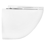 Унитаз подвесной Azario Trevi 495х360х390 безободковый, слив "Скрытое Торнадо", в комплекте с сидением микролифт, белый (AZ-0093UQ3)