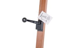 "Корсика" зонт уличный 3х3м на боковой алюминиевой опоре, цвет под дерево