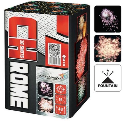 Батарея салютов "Chrome" GP902 16 залпов * 1.2"  (1/8)