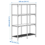 Комбинация: стол, кресло и шкаф - IKEA FJÄLLBO/FJALLBO/KULLABERG/GULLHULT, 100х36 см, 100х136х36 см, сосна/черный, ФЬЕЛЛЬБО/КУЛЛАБЕРГ/ГУЛЛЬХУЛЬТ ИКЕА