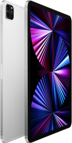 Планшет Apple iPad Pro 2021 11" 1Tb Wi-Fi + Cellular, 16ГБ, 1ТБ, 3G, 4G, iOS серебристый MHWD3RU/A