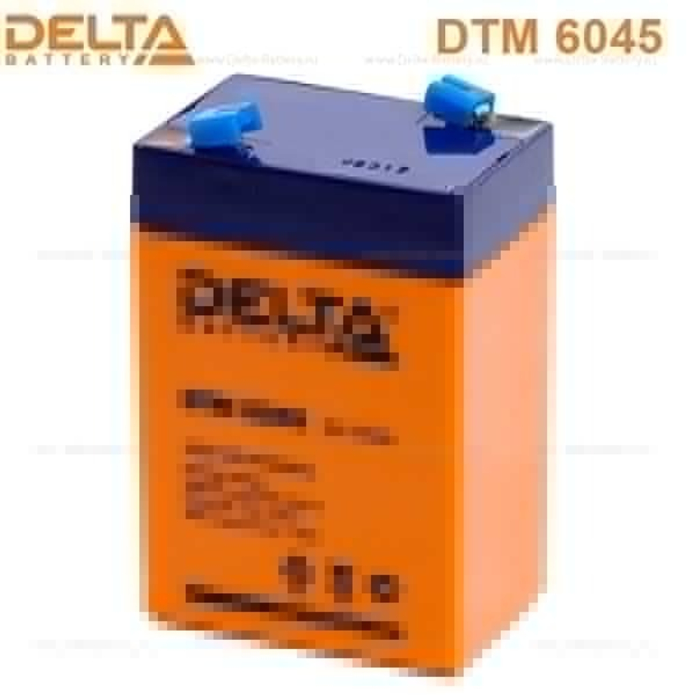 Аккумуляторная батарея Delta DTM 6045 (6V / 4.5Ah)