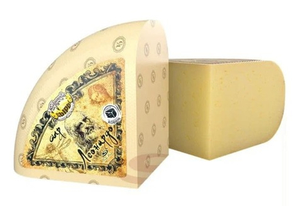 Сыр "Леонардо" с ароматом сливок 45% четверть Кобрин