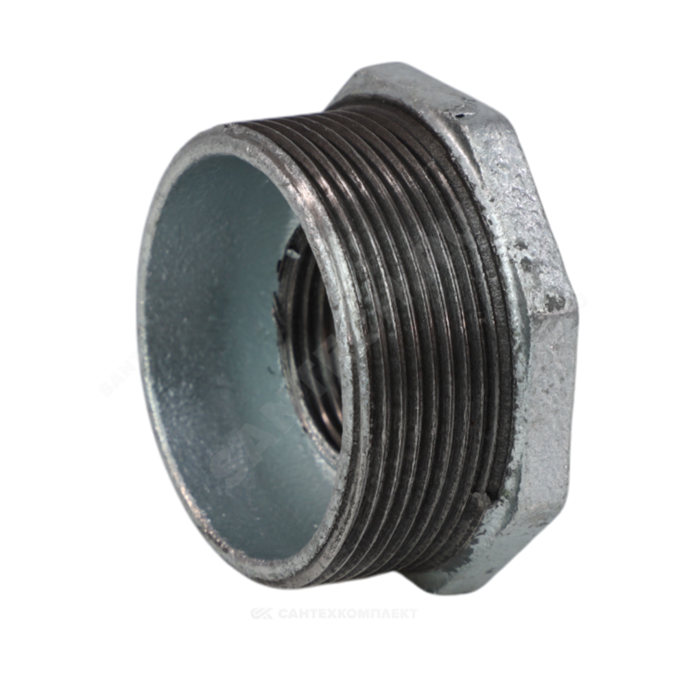 Футорка чугун оц Ду 32х20 (1 1/4"х3/4") НР/ВР Fittex PLUS