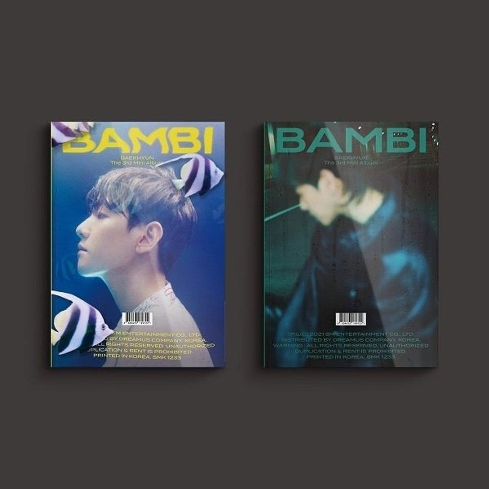 Альбом EXO Baekhyun - Bambi 3rd Mini Album PHOTOBOOK Version RANDOM Cover