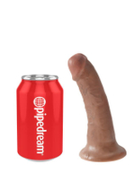 Фаллоимитатор на присоске загорелый King Cock 6