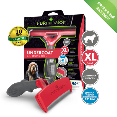 Фурминатор для собак гигантских длинношерстных пород, FURminator Dog Undercoat XL Long Hair 12 YA