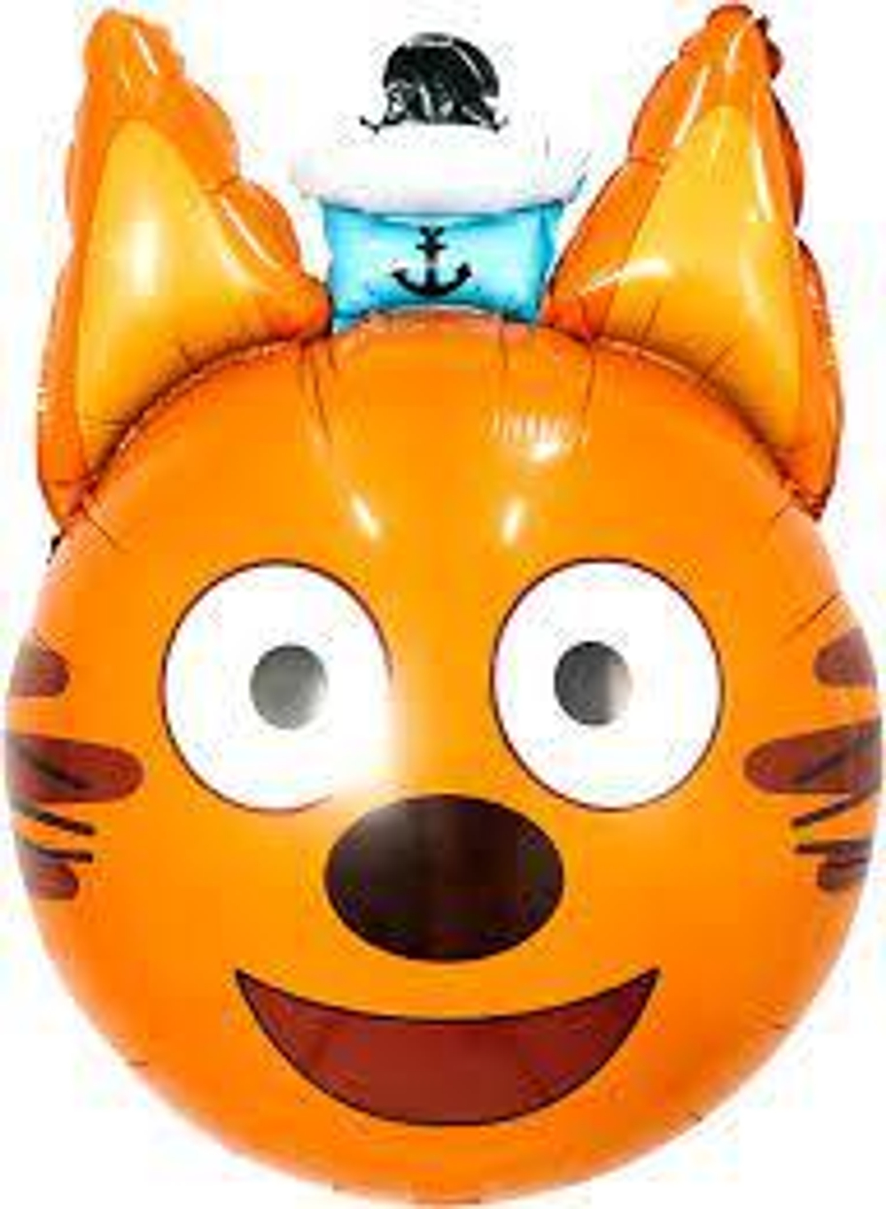 Шар (21""/53 см) Фигура, Голова, Три Кота, Коржик, 1 шт. Б019