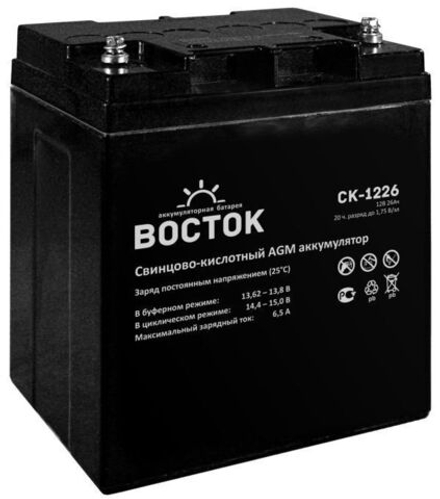 Аккумулятор Восток СК-1226 (12V / 26Ah)