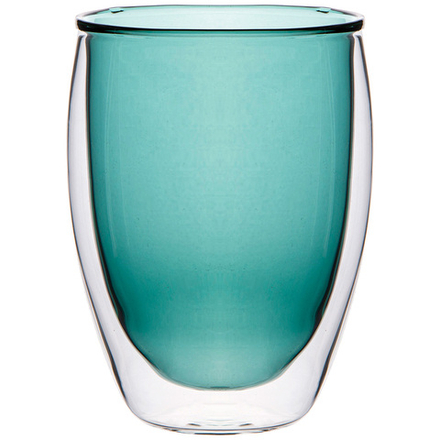 СТАКАН С ДВОЙНЫМИ СТЕНКАМИ "DOUBLE-WALL" 320 МЛ. ДИАМЕТР=8,5 СМ. ВЫСОТА=11,5 СМ (КОР=48ШТ.)