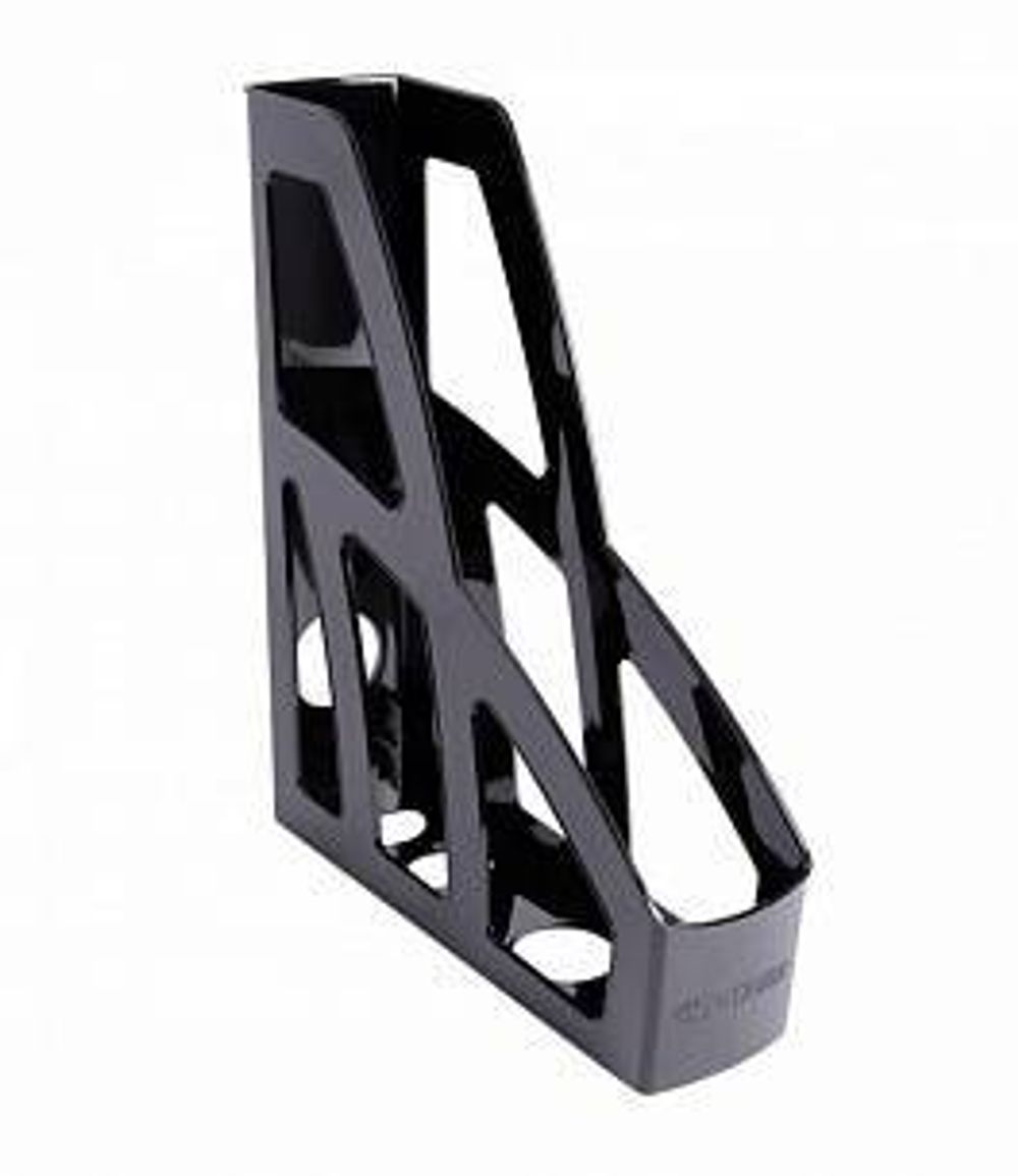 Лоток вертик. СТАММ ЛИДЕР 75 мм черный полипропилен