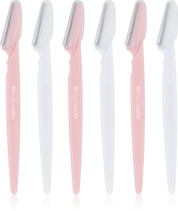 Brushworks Angled Dermaplaners - Бритва для лица, 6 szt.