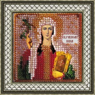 "Икона Святая Равноап.Нина"-051ПМИ вышивка
