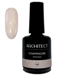 Камуфлирующая крепкая каучуковая база HARD Nail ARCHITECT 16 CHAMPAGNE Shine Base 15 ml