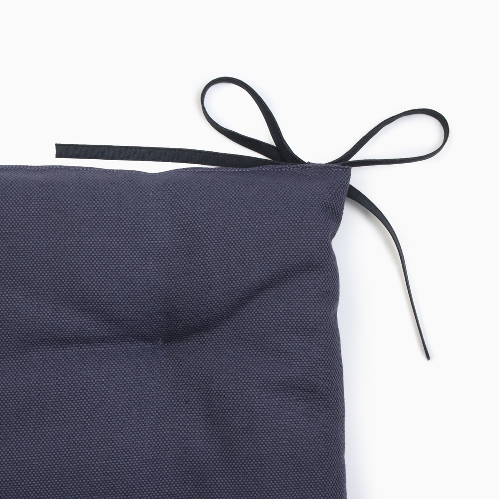 Сидушка на стул Свобода (синий)42х42см, 56%лён, 44%хл 405 г/м2