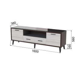 Тумба ТВ Ланс 1,6, Винный