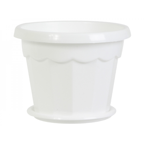 Горшок ВИОЛА 5 л Д190 белый