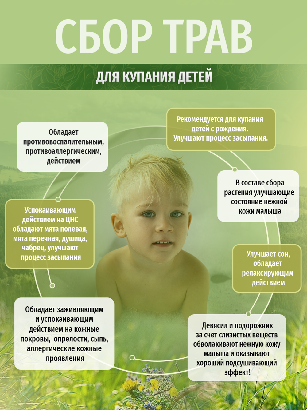 Сбор для купания детей