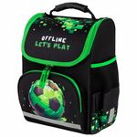 Ранец ПИФАГОР BASIC, 1 отделение, 3 кармана, эргономичная спинка, "Offline", 35х28х18 см, 273139