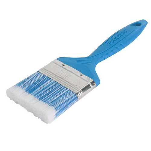 Кисть плоская Лазурит -  СТАНДАРТ  63мм /иск.щетина, Пласт.руч. TOOLBERG  (Лакра) 0111424