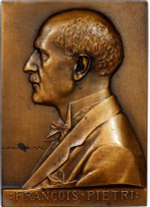 France, Third Republic Plaquette, François Piétri, 1935