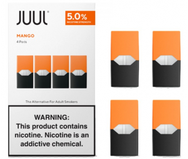 Купить Картридж Juul Labs - Mango 5% (4шт) analog