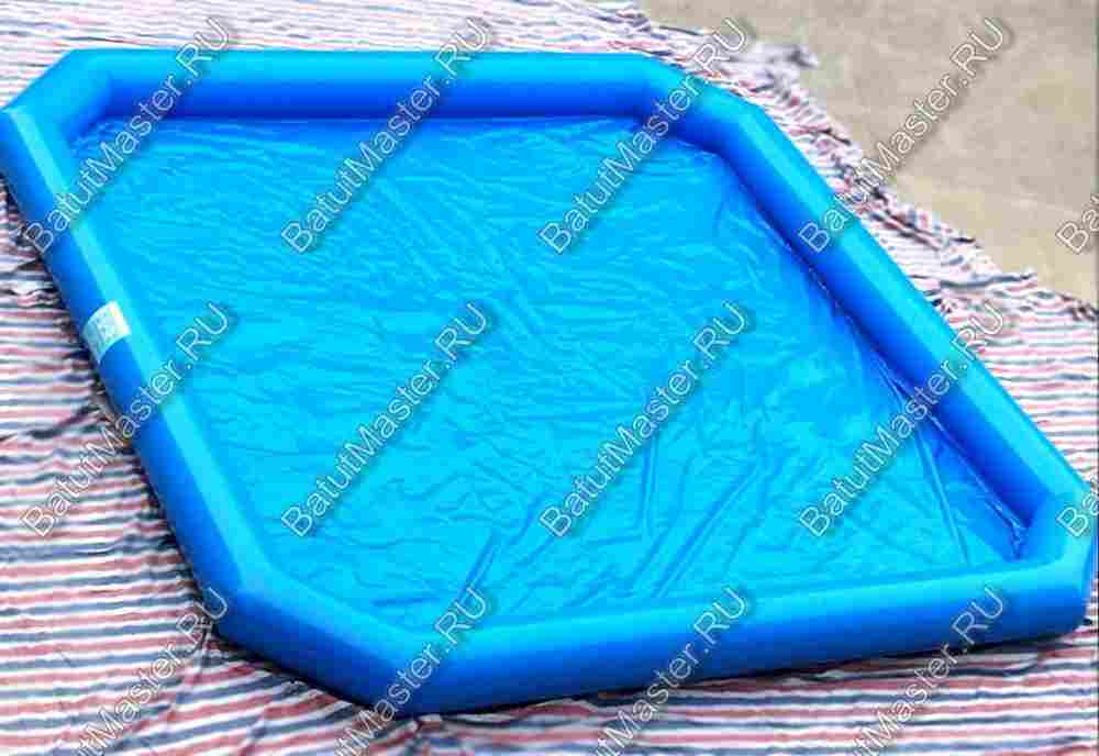 Надувной бассейн «Одноцветный» 8*8*0,65 м