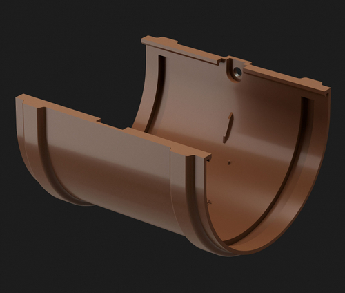 Döcke PREMIUM Соединитель желобов (Каштан)