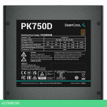 Блок питания Deepcool GAMERSTORM PK750D 750W (R-PK750D-FA0B-WGEU)