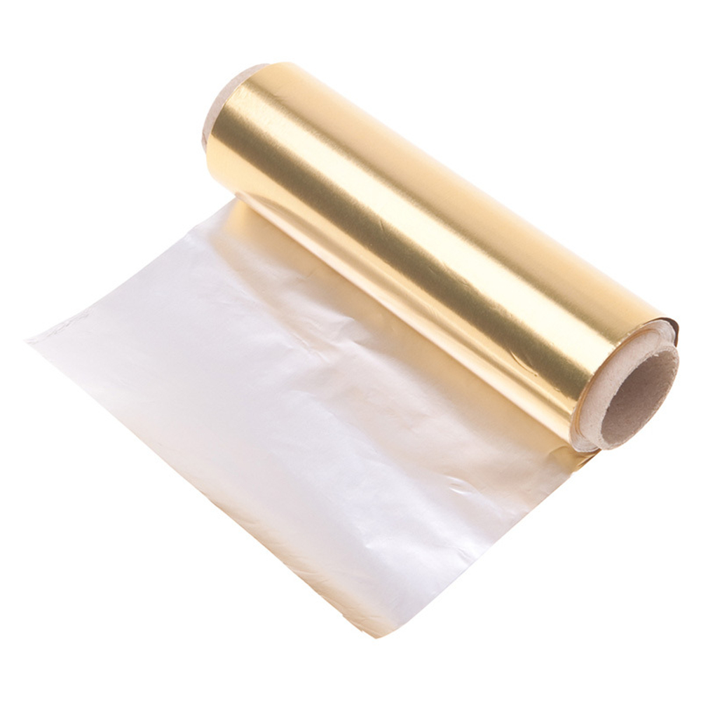 Фольга парикмахерская Dewal в рулоне 02-25-Gold