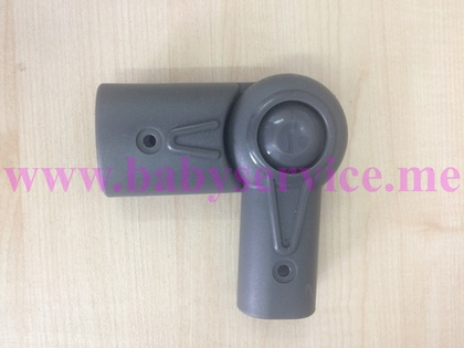 Шарнир ручки овал 42*22 овал 20*30 серый