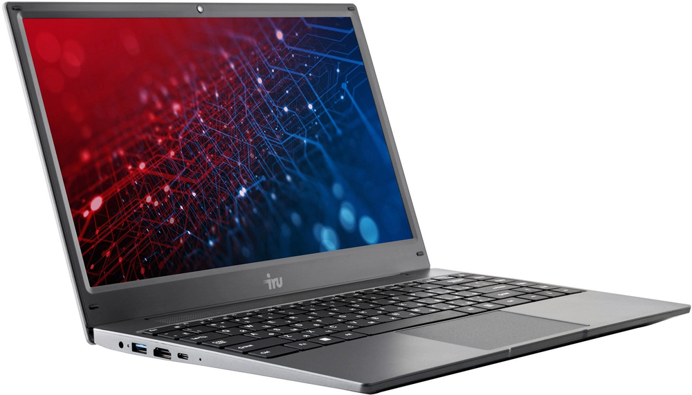 Ноутбук  iRu Tactio 14ALH 14 ", Core i5, 8 Гб RAM, 256 Гб SSD, Iris Xe Graphics, Серый