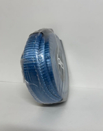 8T-6M / Трос автомобильный буксировочный, 8 тонн, длина 6 метров, ширина 65 мм, стропа, петля-петля, синий, серия - спасатель, TG (1 шт.)