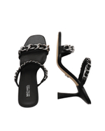 Кожаные шлепанцы clara Michael Kors - черный(40S3CLHS1L)