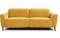 Диван-реклайнер с электроприводом Jasper, 200 см, желтый