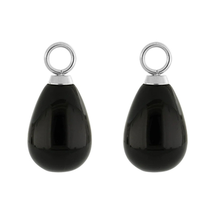 Подвеска на серьгу Coeur de Lion Silver-Black 0050/44-1317