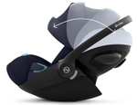 Коляска Cybex Priam IV Rosegold complete Cloud G Ocean Blue Plus Base G 3 в 1 Mirage Grey