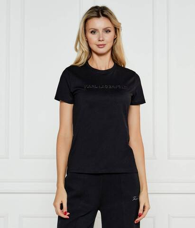 Футболка LOGO Karl Lagerfeld - черный(A1W17076)