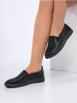 Мокасины летние с перфорацией