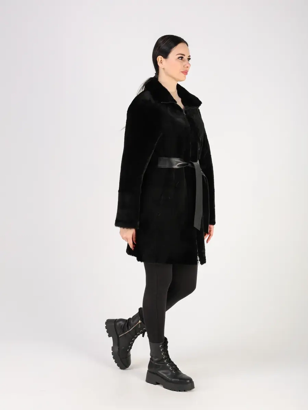 Дубленка зимняя шуба натуральная двухсторонняя