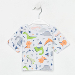 Распашонка для мальчика А.7550, разноцветный принт, рост 68 см (22) (Tusi)