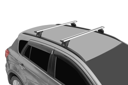 Багажник на крышу LUX с дугами 1,2м аэро-трэвэл (82мм) для Chevrolet Orlando 2010-2015(арт.843607+846059+842488)
