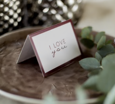 открытка 7х10 см арт.ВЛ144 "I love you"(упаковка 10 шт.)