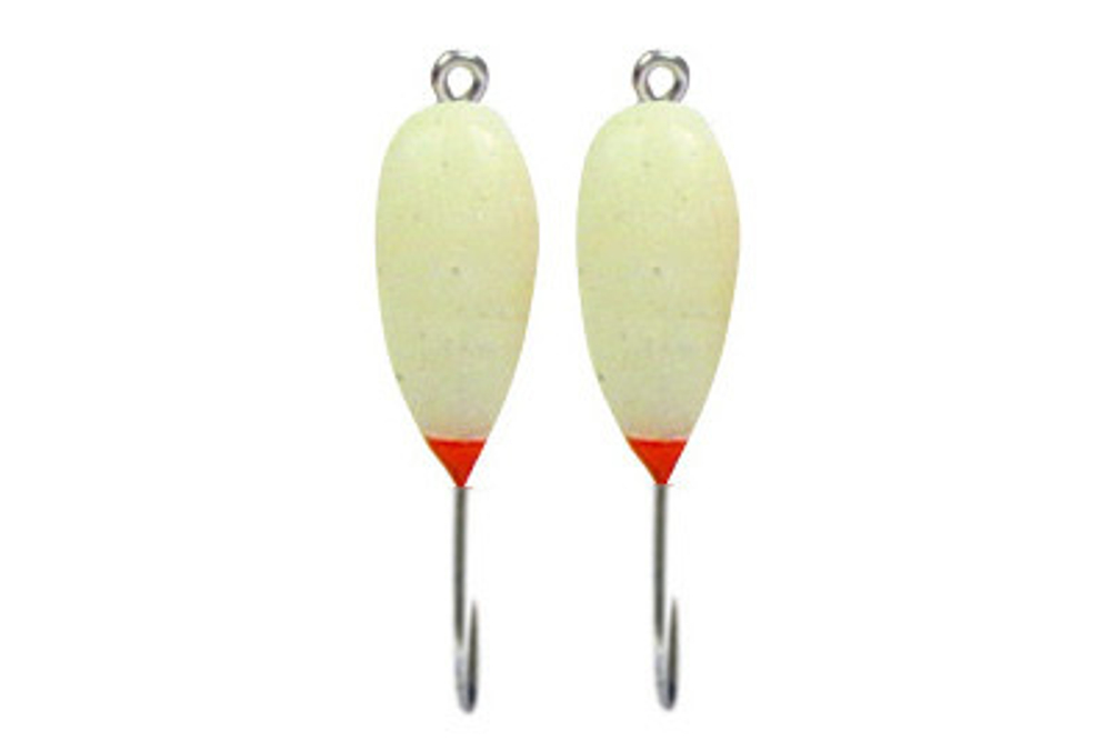 Мормышки фосфорные  №13-L "Капля 3Ф с ушком" 80шт