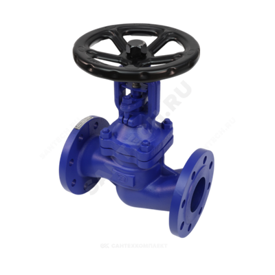 Клапан запорный чугун Ду 40 Ру16 Тмакс=300 оС фл сильфонный Benarmo 1