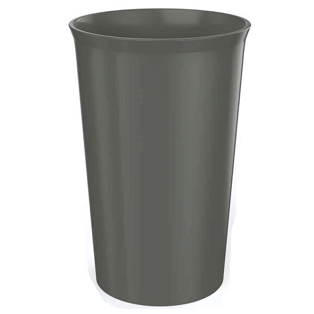 Стакан для ванной комнаты "scandi" 80х80х122 мм, 0,4л (серый)