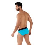 Мужские трусы слипы бирюзовые Clever TECHNIQUES BRIEF 079807