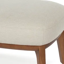 Оттоманка Malva 45х40 см, бежево-серая