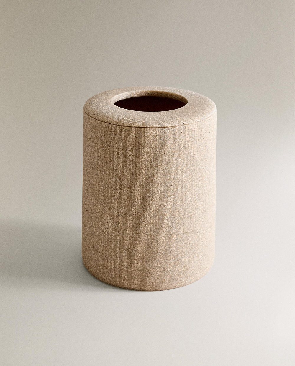 Zara Home ведро для мусора, смола, бежевый